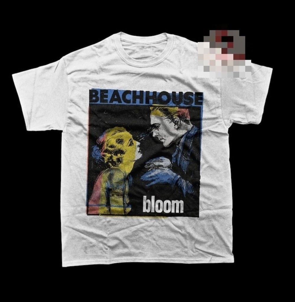 Beach House Bloom Album Indie Music Band White Tee Shirt